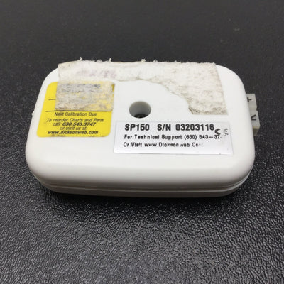 Used Dickson SP150 Pro Series Temperature Data Logger Accuracy: -/+1.8° Storage: 32KB
