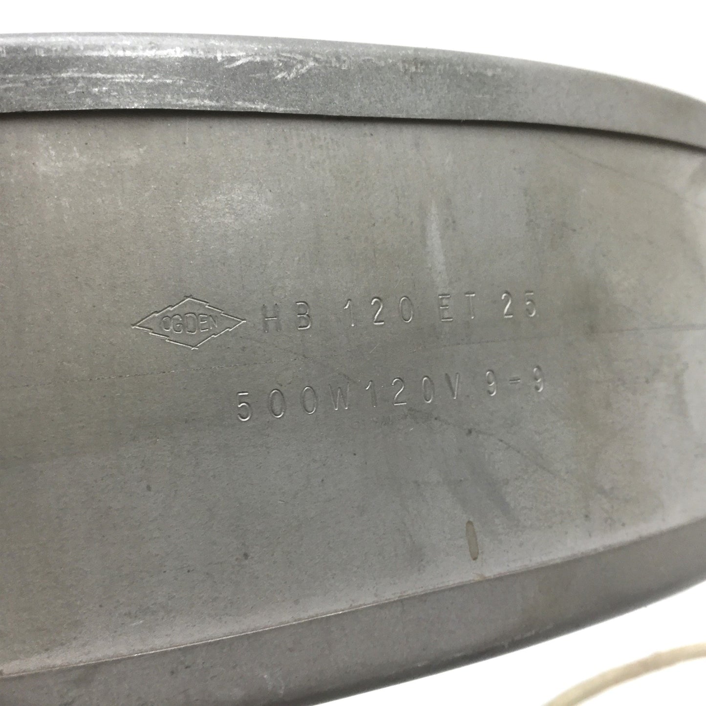 Used Ogden 120ET25 Heating Band, Voltage: 120V, Watts: 500W, 12" Diameter, 2.5" Wide