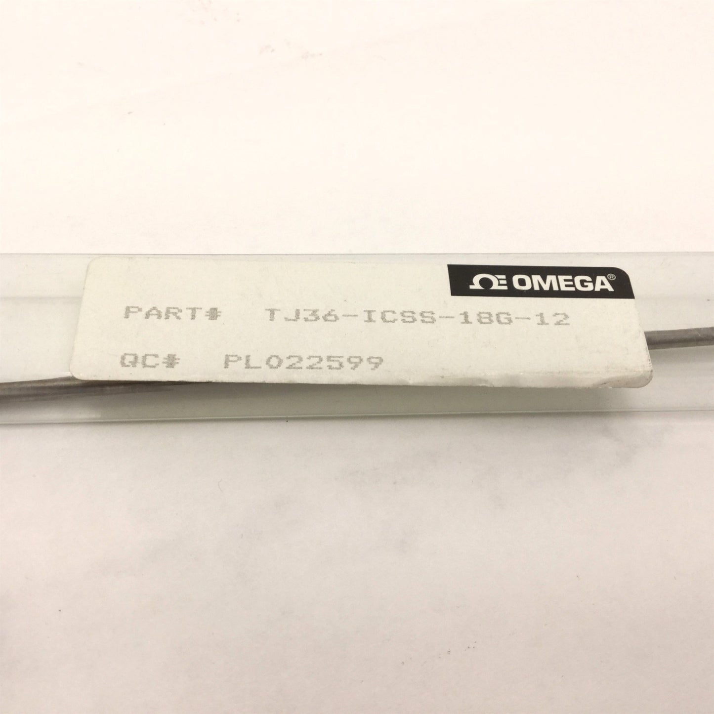 New – Open box New In Box Omega TJ36-ICSS-18G-12 Thermocouple, Length: 12", 18 Gauge
