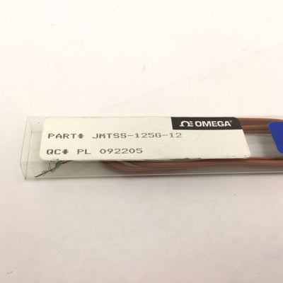 New – Open box New In Box Omega JMTSS-125G-12 Thermocouple, Length: 12", Width: 1/8"