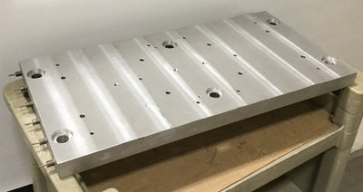 Used Durex 27939 Heating Plate Voltage: 240V, Power: 7800W Dimensions: 28"x14"x1.5"