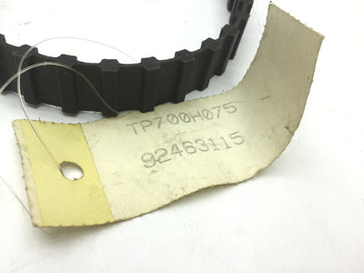 New Gates TP700H075 Twin Power Belt Teeth: 140 Pitch: 0.5 Width: 0.75" Neoprene