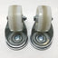 Used Lot of 2 Blickle LER-PO 75G Swivel Casters 3" Nylon Wheel, Bolt Hole Mount