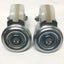 Used Lot of 2 Blickle LER-PO 75G Swivel Casters 3" Nylon Wheel, Bolt Hole Mount