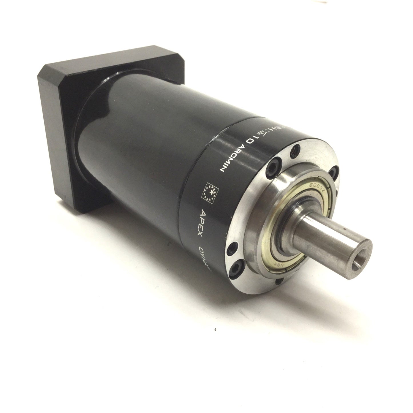 Used Apex Dynamics PE050 Gearhead Gearbox Servo Reducer, 40:1 Ratio, Shaft: 12mm
