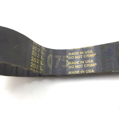 New – Open box Lot of 3 Jason 202L-075 Timing Belt, Length 20.2", Width 0.75", Pitch 0.375"