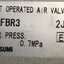 Used MISUMI MSFBR3 Foot Operated Air Valve, Max Pressure: 0.7MPa, Ports: 1/4" NPT