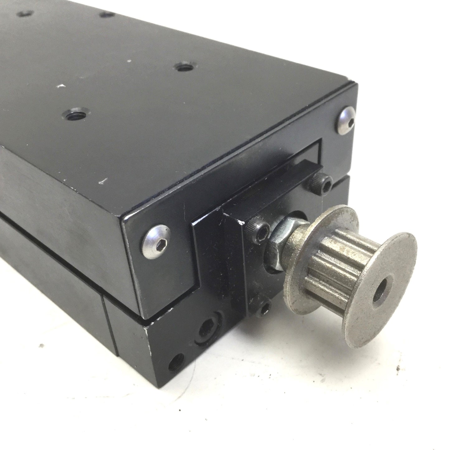 Used Del-Tron LSA3-150-B02-X Linear Motion Ball Screw Slide Travel: 150mm