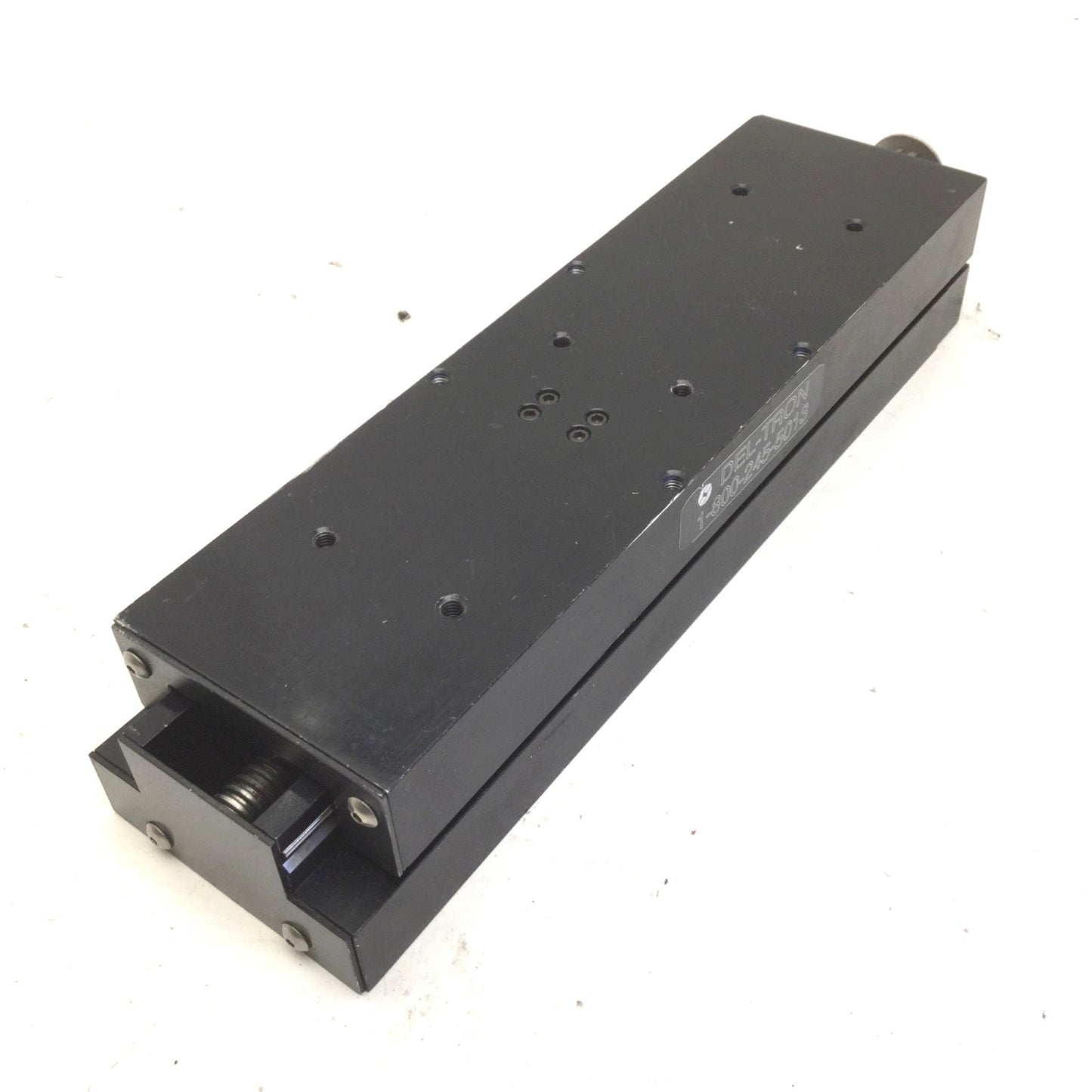 Used Del-Tron LSA3-150-B02-X Linear Motion Ball Screw Slide Travel: 150mm