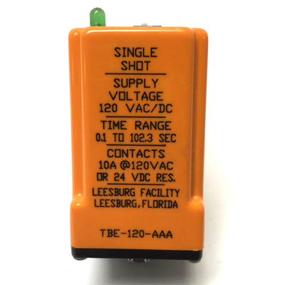 Used Diversified TBE-120-AAA Time Delay Interval Relay 0.1-102.3s 120V, LED Indicator