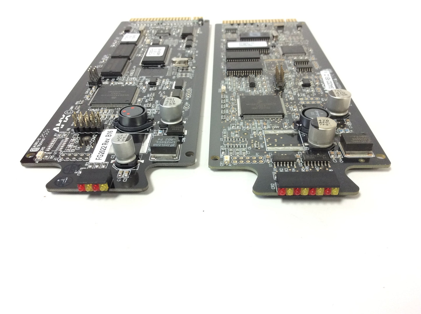 Used Lot of 2 AMX NXS-NMS NetModule Shell Enclosure w/ Control Cards FG2022, SAA2023