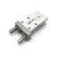Used SMC MHZ2-10DN Pneumatic Parallel Gripper, Bore: 10mm, Stroke: 4mm, 0.2-0.7MPa