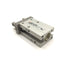 Used SMC MHZ2-10DN Pneumatic Parallel Gripper, Bore: 10mm, Stroke: 4mm, 0.2-0.7MPa