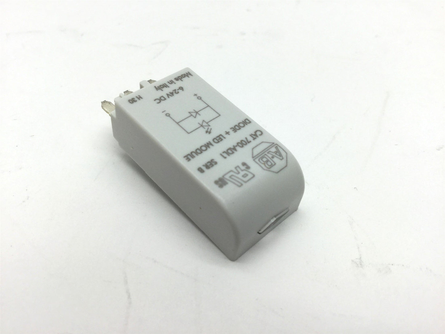 Used lot of 4 Allen Bradley 700-ADL1 Ser B Diode + LED Modules, Voltage: 6-24VDC
