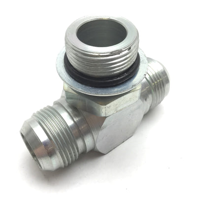 New – Open box Hydraulic 6803-16-16-16-NWO Tee T Fitting, 1" JIC 37 Degree Male, 1" ORB Male