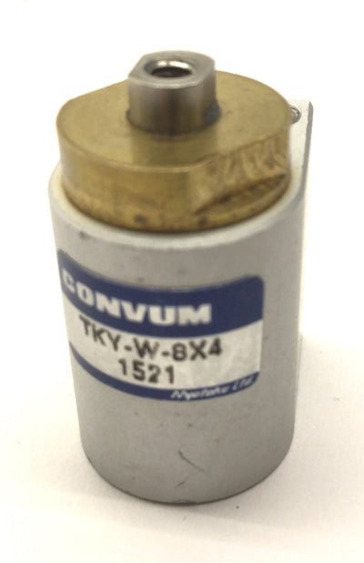 Used Convum TKY-W-8X4 Compact Cylinder, Bore: 8mm, Stroke: 4mm, Female Rod Thread