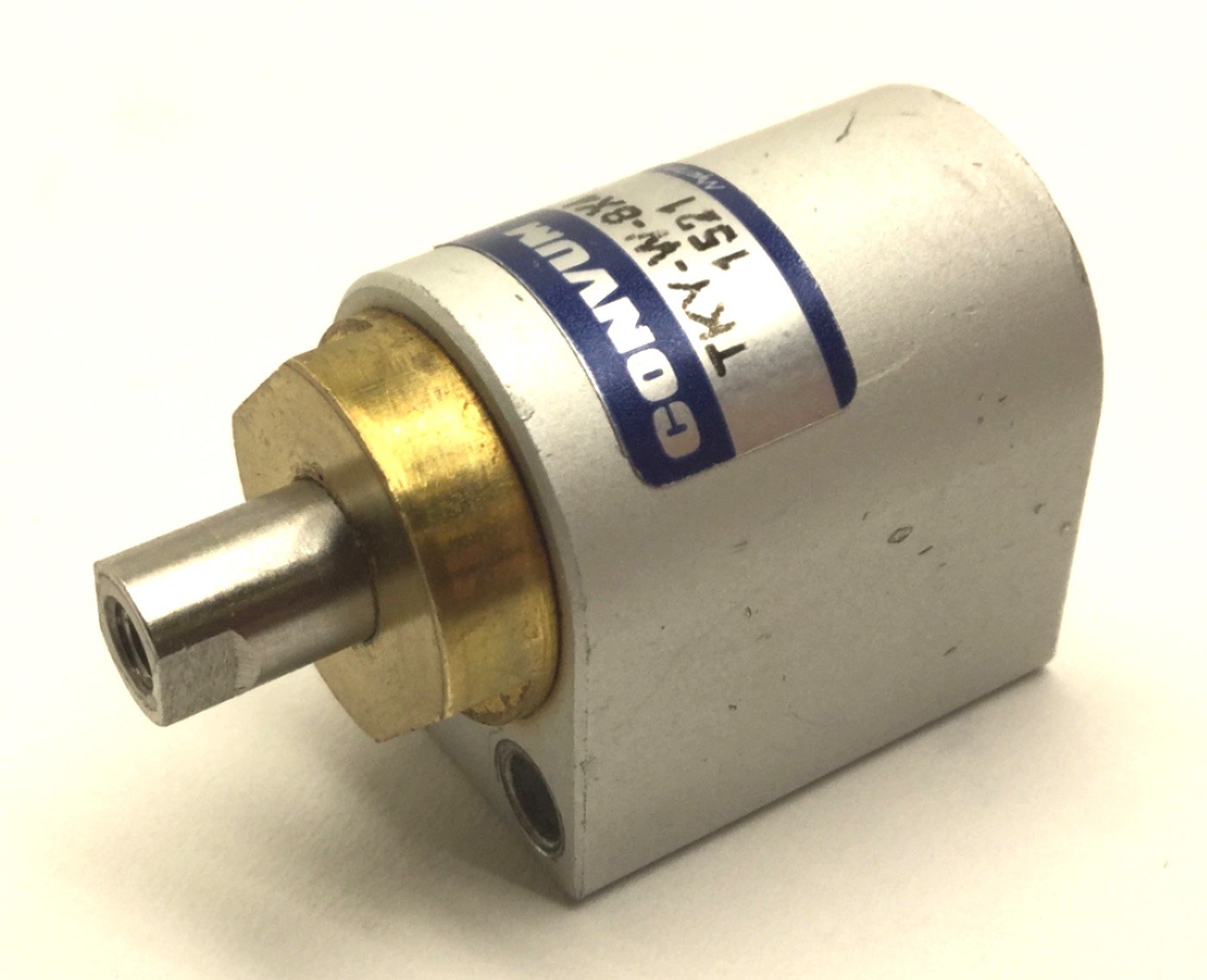 Used Convum TKY-W-8X4 Compact Cylinder, Bore: 8mm, Stroke: 4mm, Female Rod Thread