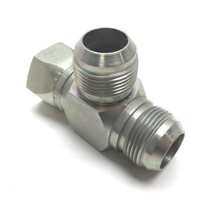 New – Open box 6602-16-16-16 Hydraulic Run Tee Fitting 1" JIC 37° Female Swivel Nut x Male