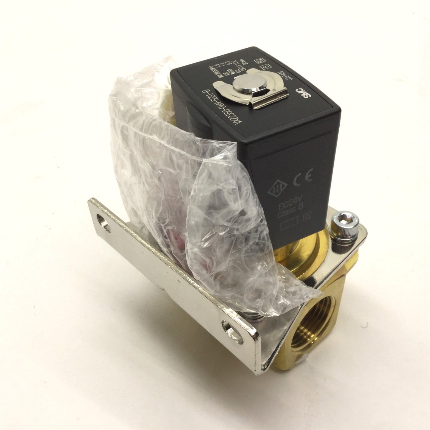 New – Open box SMC VXZ2350-06N-5GS1-B Solenoid Valve, 1-Way 3/4" NPT 20mm Orifice 24VDC