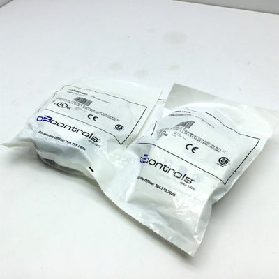 New – Open box Lot of 2 C3Controls 22PBNO-XMGN Green Normally Open Push Buttons