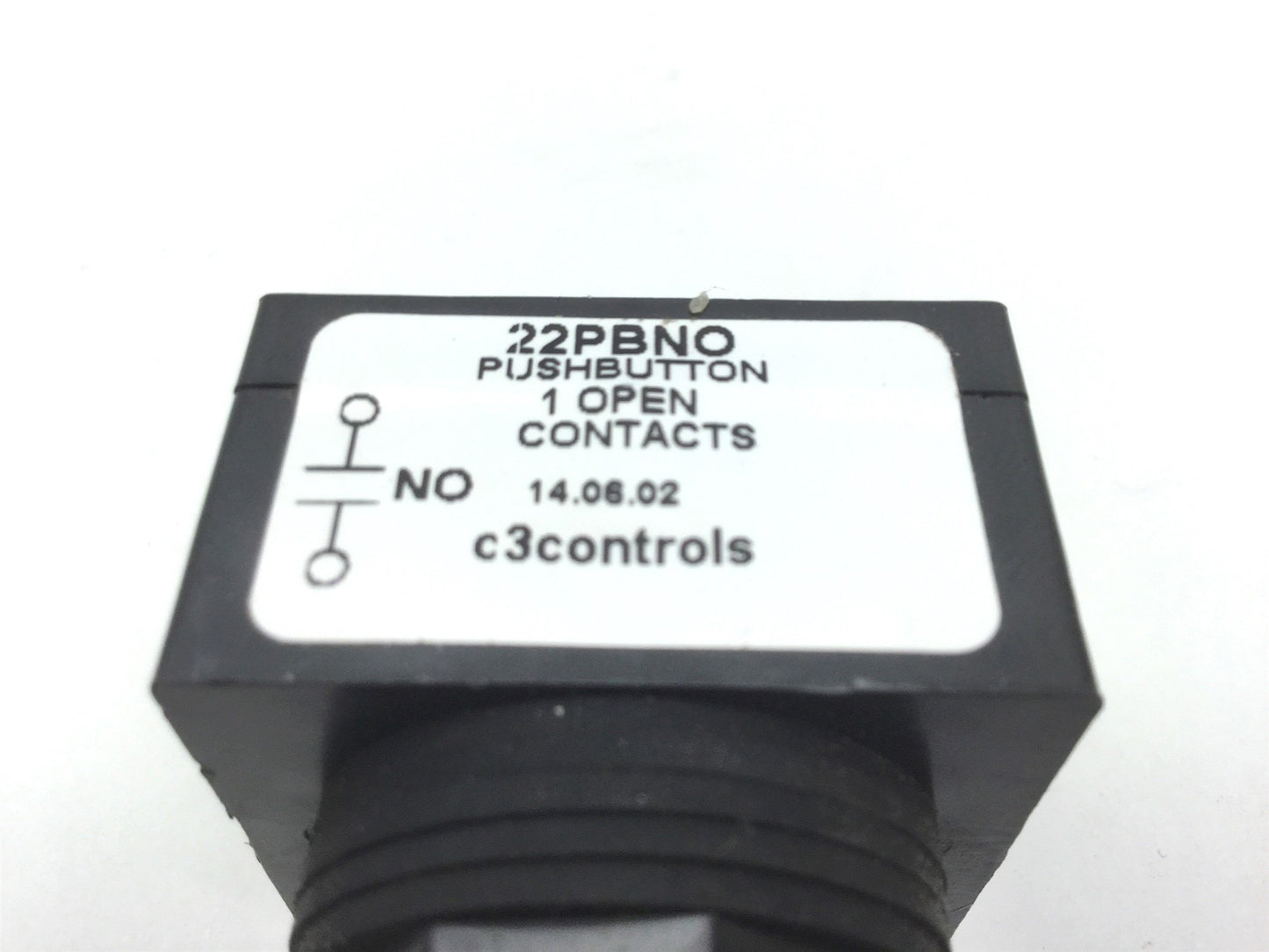 New – Open box Lot of 2 C3Controls 22PBNO-XMGN Green Normally Open Push Buttons