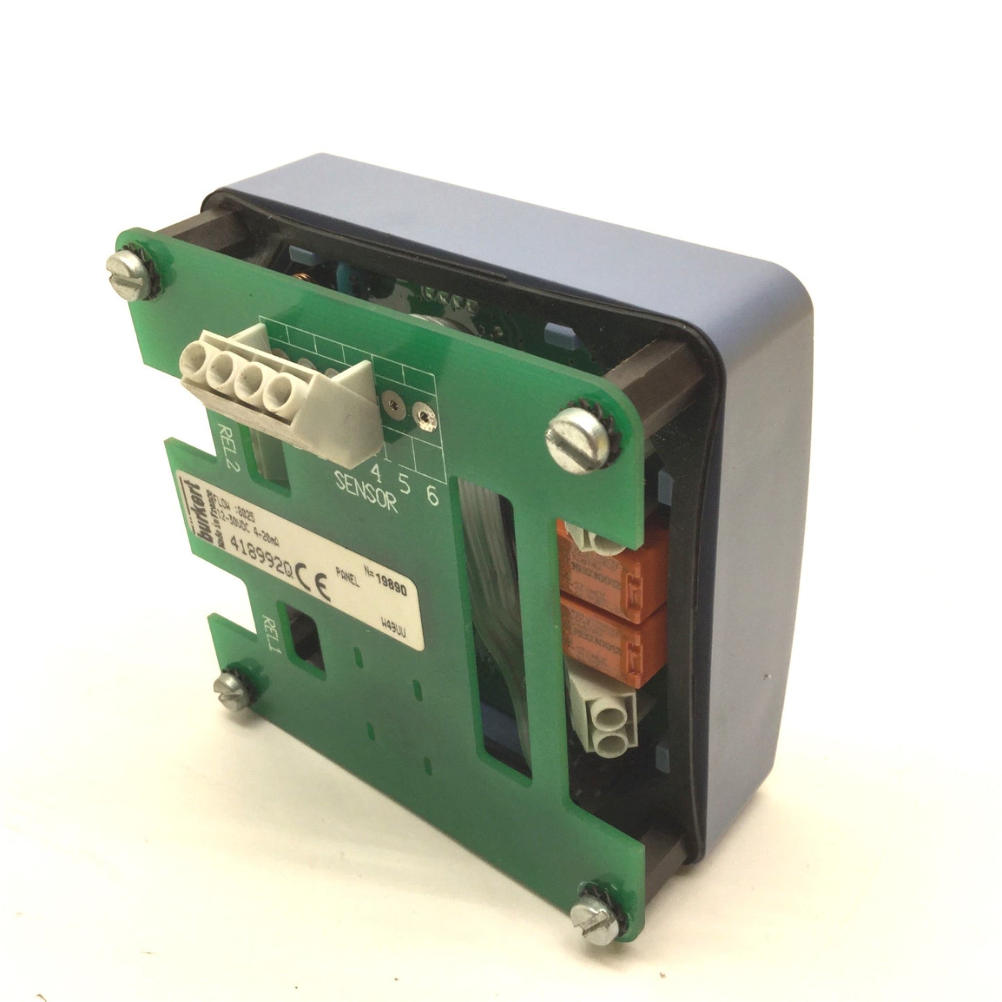 Used Burkert 8025 Easy Flow 8035 Flow Transmitter 12-30VDC 4-20mA, Range: 0.3-10 m/s