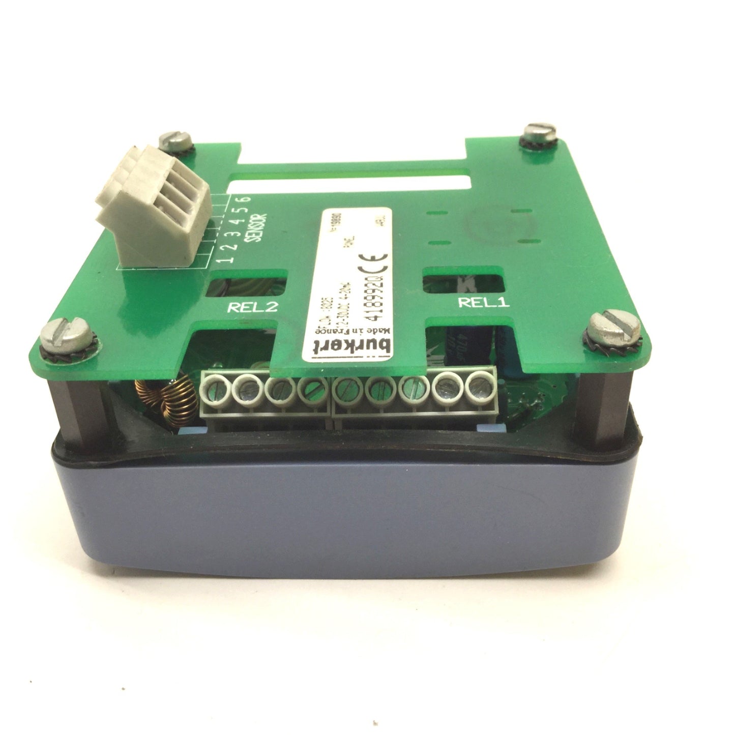 Used Burkert 8025 Easy Flow 8035 Flow Transmitter 12-30VDC 4-20mA, Range: 0.3-10 m/s