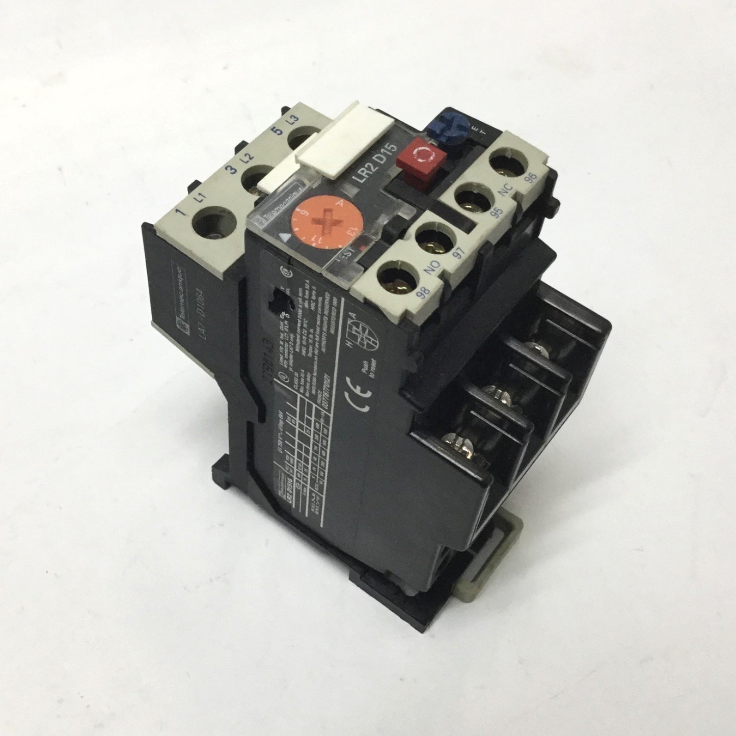 Used Telemecanique LR2-D1516 Thermal Overload Relay, Adjustable Current Range: 9-13A