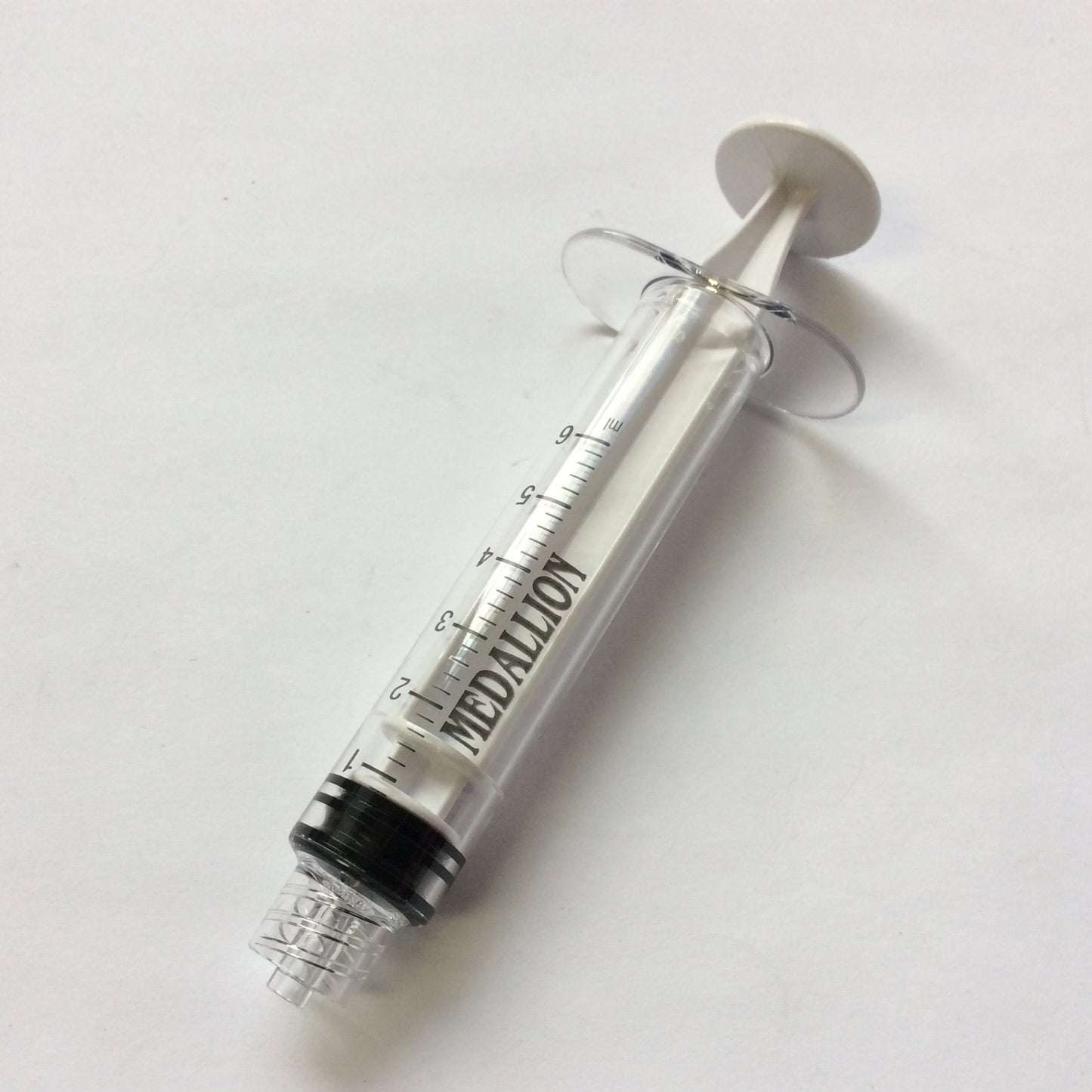 New – Open box Lot of 50 New Medallion MSS061 Syringes 6mL, White Plunger, Polycarbonate Barrel