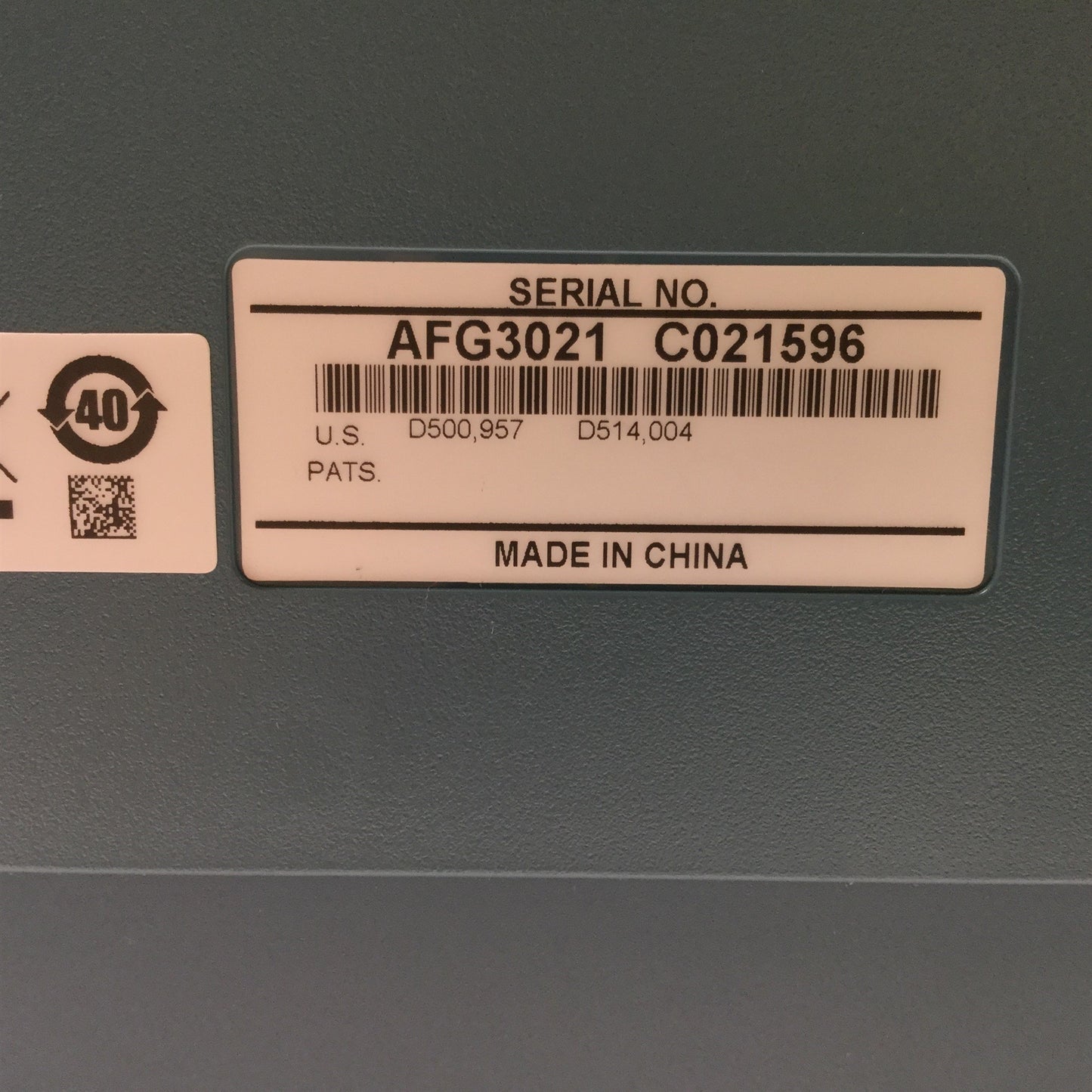 Used Tektronix AFG 3021 Single Channel Arbitrary/Function Generator 250MS/s 25MHz