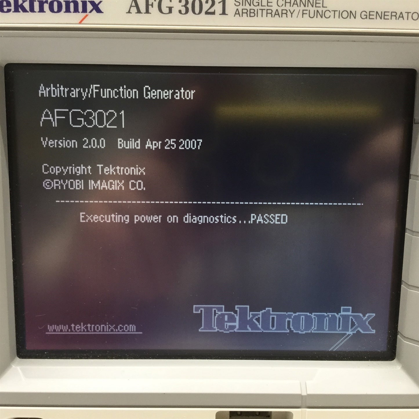 Used Tektronix AFG 3021 Single Channel Arbitrary/Function Generator 250MS/s 25MHz