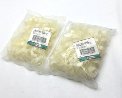 New Lot of 200 Panduit CCH100-S10-C Conduit Cable Clamp, 1" Bundle, #10 Screw Hole