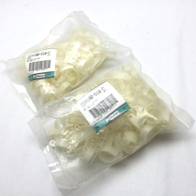 New – Open box Lot of 200 Panduit CCH100-S10-C Conduit Cable Clamp, 1" Bundle #10 Screw Hole