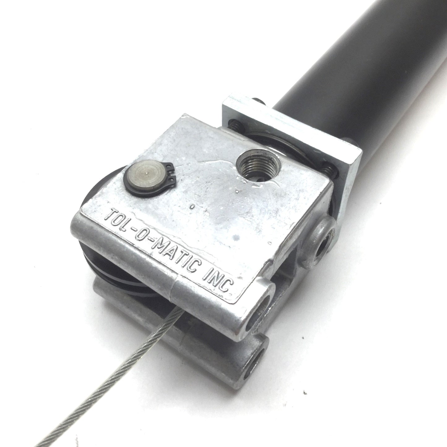 Used Tolomatic SA10 SK16 HG Pneumatic Cable Cylinder Actuator, 16" Stroke, 1/8" NPT