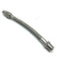 Used Parker Stainless Steel Braided Hose, 1/2" NPT to Inverted Flare L: 6.5"