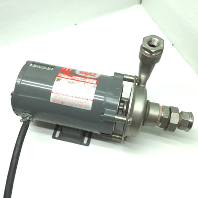 Used Dayton/Teel 1P800B 304 SS Centrifugal Pump 1 HP 1 Phase 115/230 VAC 1 1/2" NPT