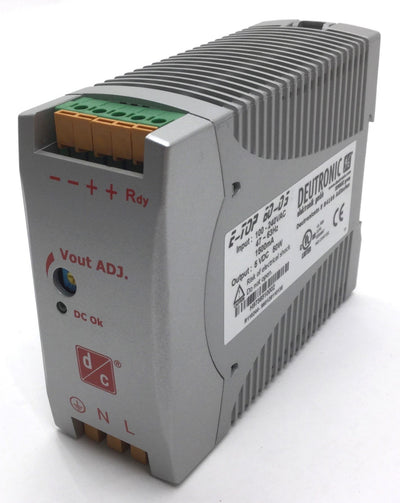 Used Deutronic E-top 60-05 Power Module, 100-240VAC, 47-63Hz, 1500Hz, Out: 5VDC, 50W