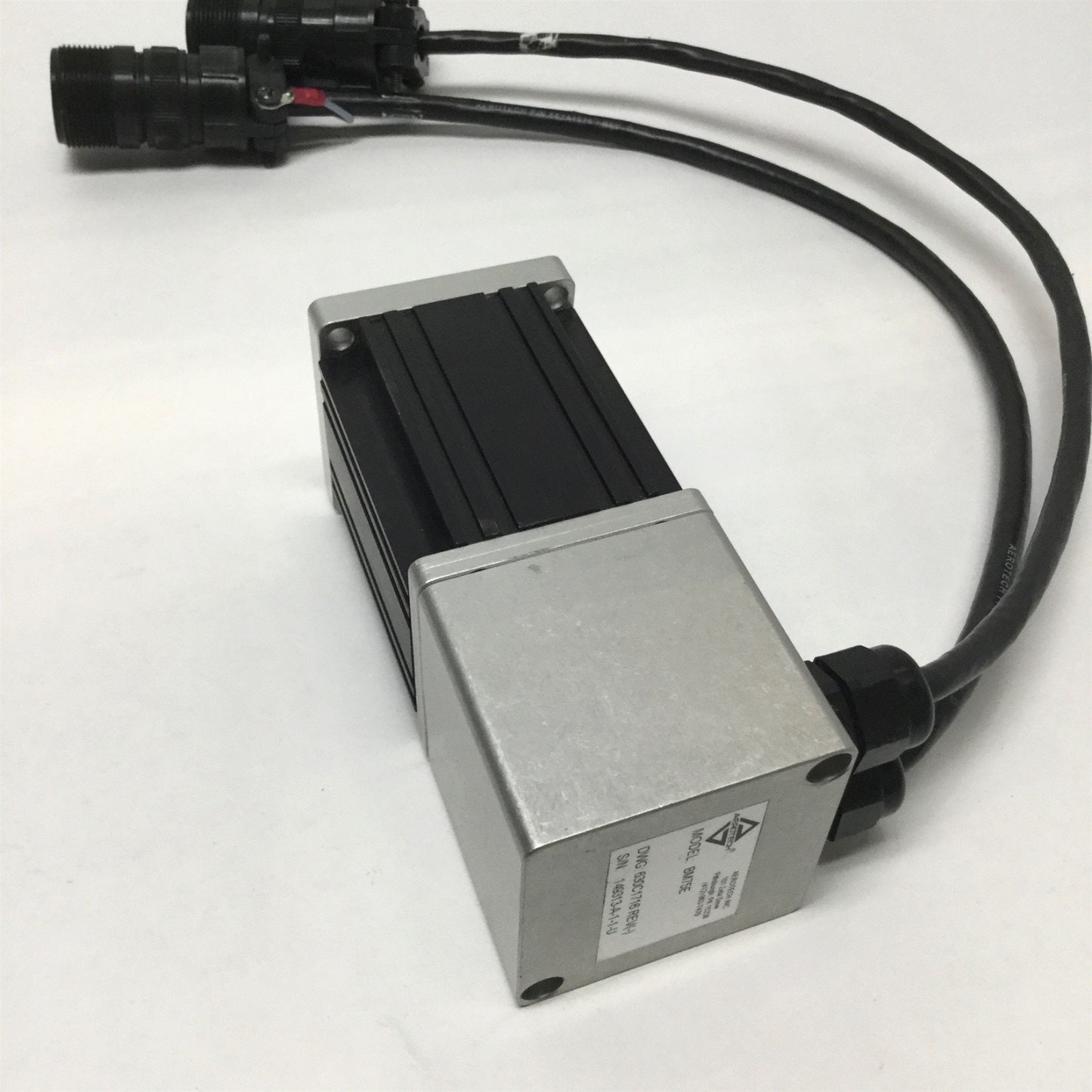 Used Aerotech BM75E DC Brushless Rotary Servo Motor, NEMA23, 75 oz-in, 4000RPM