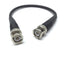 Used Lot of 4 RG-58C/U Shielded Flexible Coaxial Cables with BNC Connectors 10"