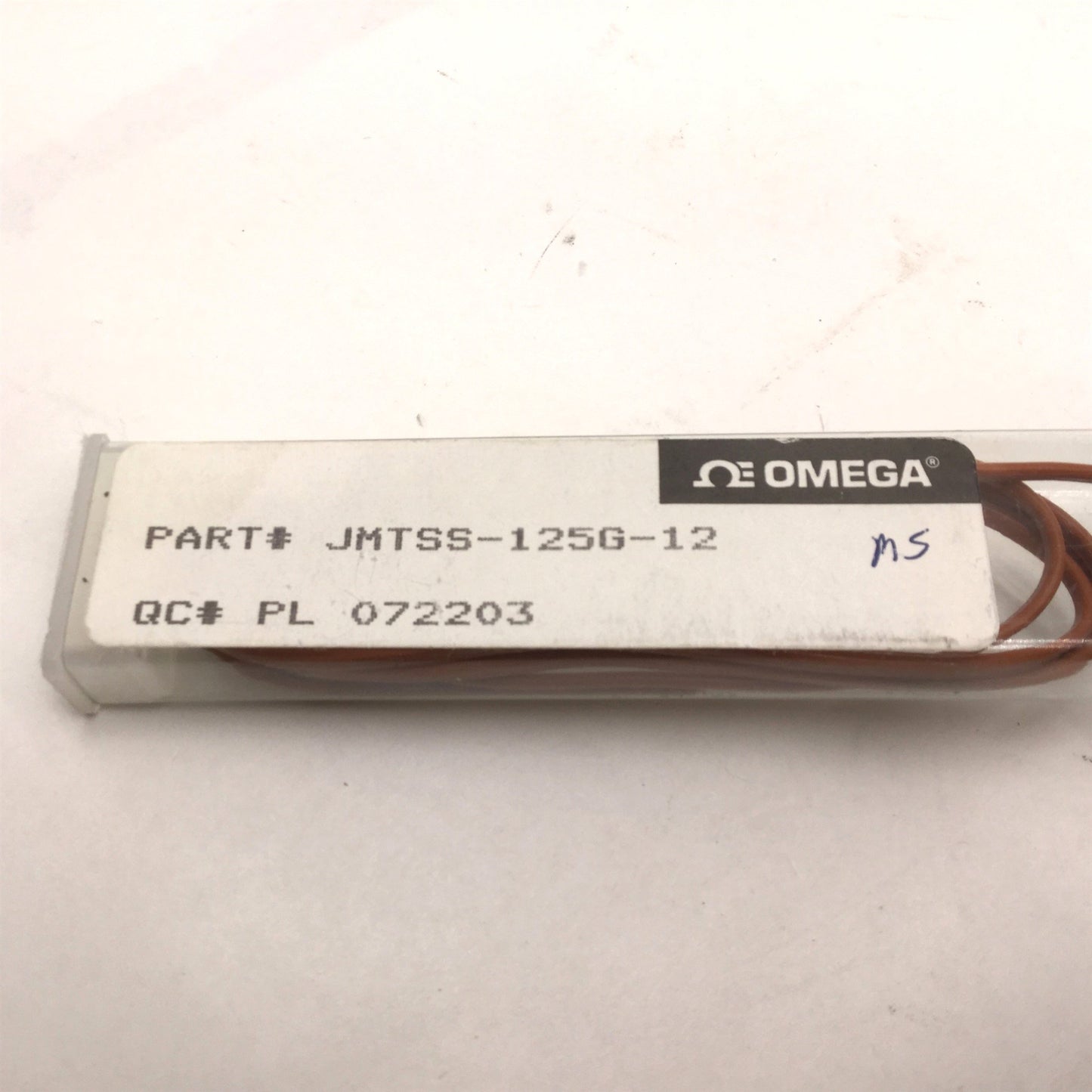 New – Open box New In Box Omega JMTSS-125G-12 Thermocouple, J Type, Length: 12", Width: 1/8"