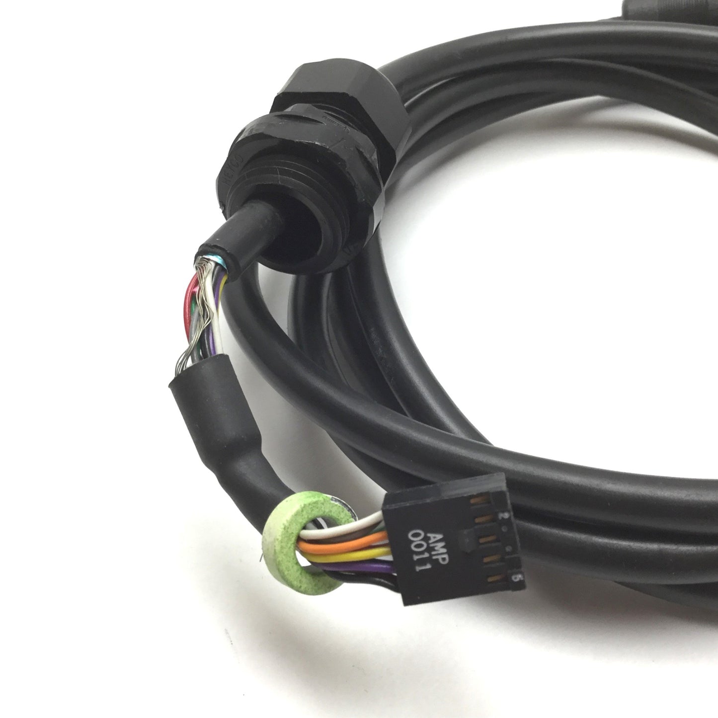 Used STI 42661-0050 Safety Light Curtain Receiver Cable, 13 Pin Female, 300V