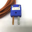 Used Omega Type "T" Thermocouple 15 Feet long Miniature Male Plug Termination 20 AWG