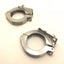 Used Lot of 10 Miscellaneous Single-Pin Vacuum Latch & Wing Nut Tri-Clamps