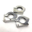 Used Lot of 10 Miscellaneous Single-Pin Vacuum Latch & Wing Nut Tri-Clamps