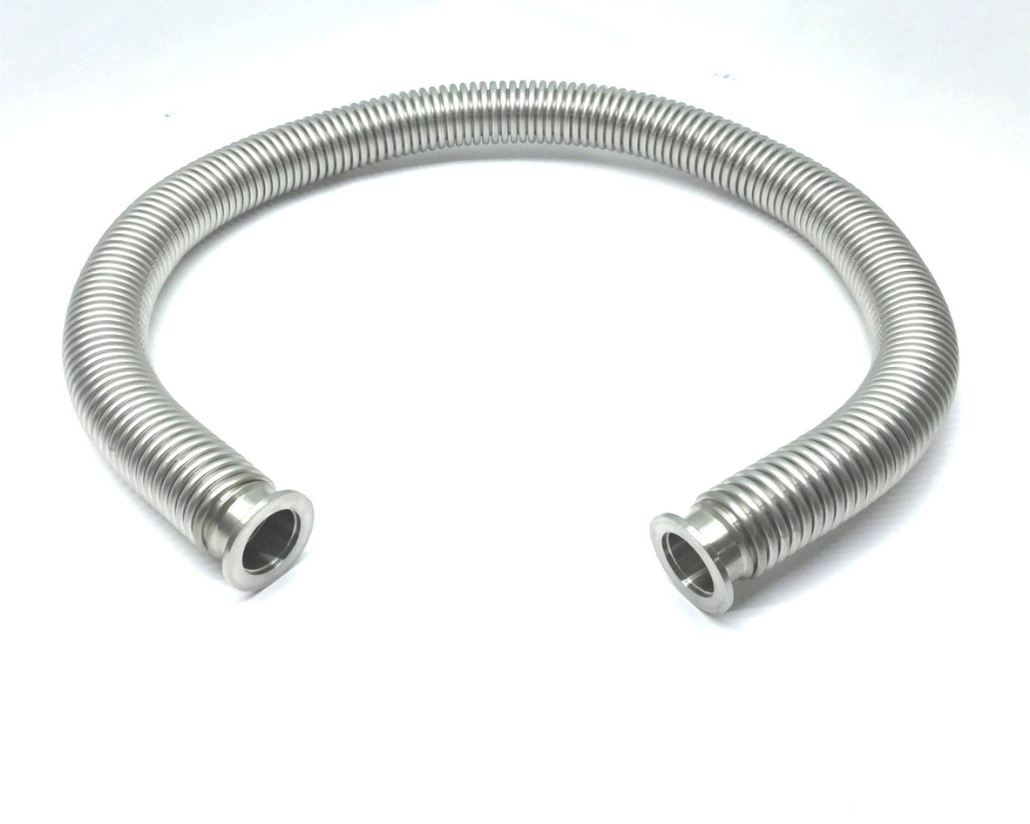 Used Convoluted Stainless Steel Vacuum Tubing, 36" length, 1" I.D., 1.36"O.D.