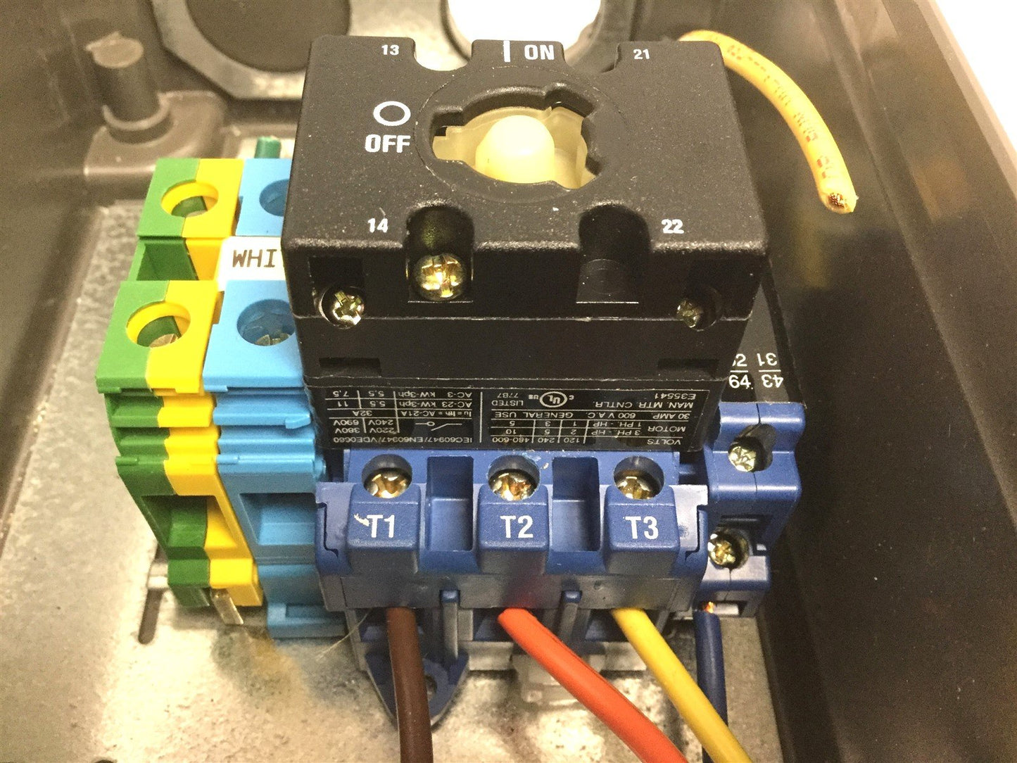 Used Pass and Seymour PS30-SSAX Circuit-Lock Disconnect Switch 30A 600VAC *Details
