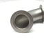 Used Stainless Steel 90° Elbow Vacuum Fitting 1.5" O.D. K40 Flanged Ends