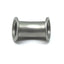 Used Stainless Steel 45° Elbow Vacuum Fitting 1.5" O.D. K40 Flanged Ends
