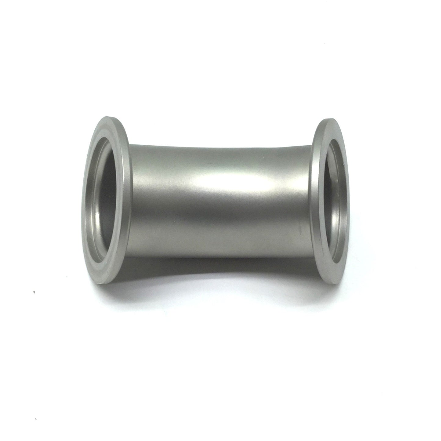 Used Stainless Steel 45° Elbow Vacuum Fitting 1.5" O.D. K40 Flanged Ends