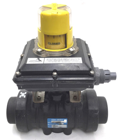 Used Asahi America CP79M2PSNST Plastic Pneumatic Actuator Spring Return w/S-1040N